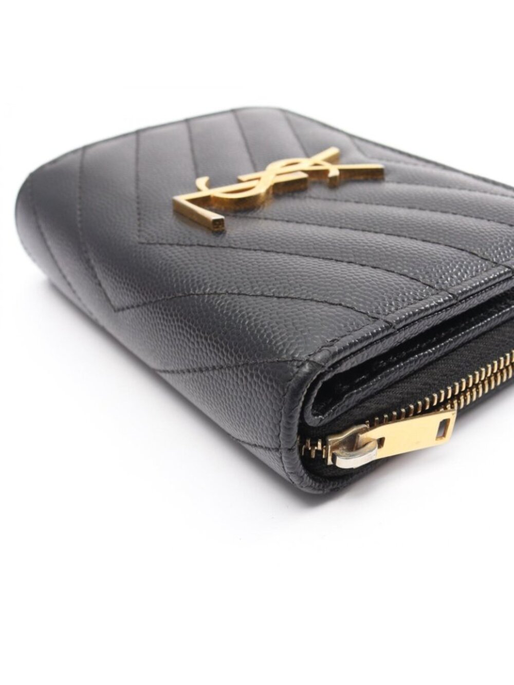Saint Laurent Paris Bifold Wallet Monogram Black Leather - Picture 8 of 10